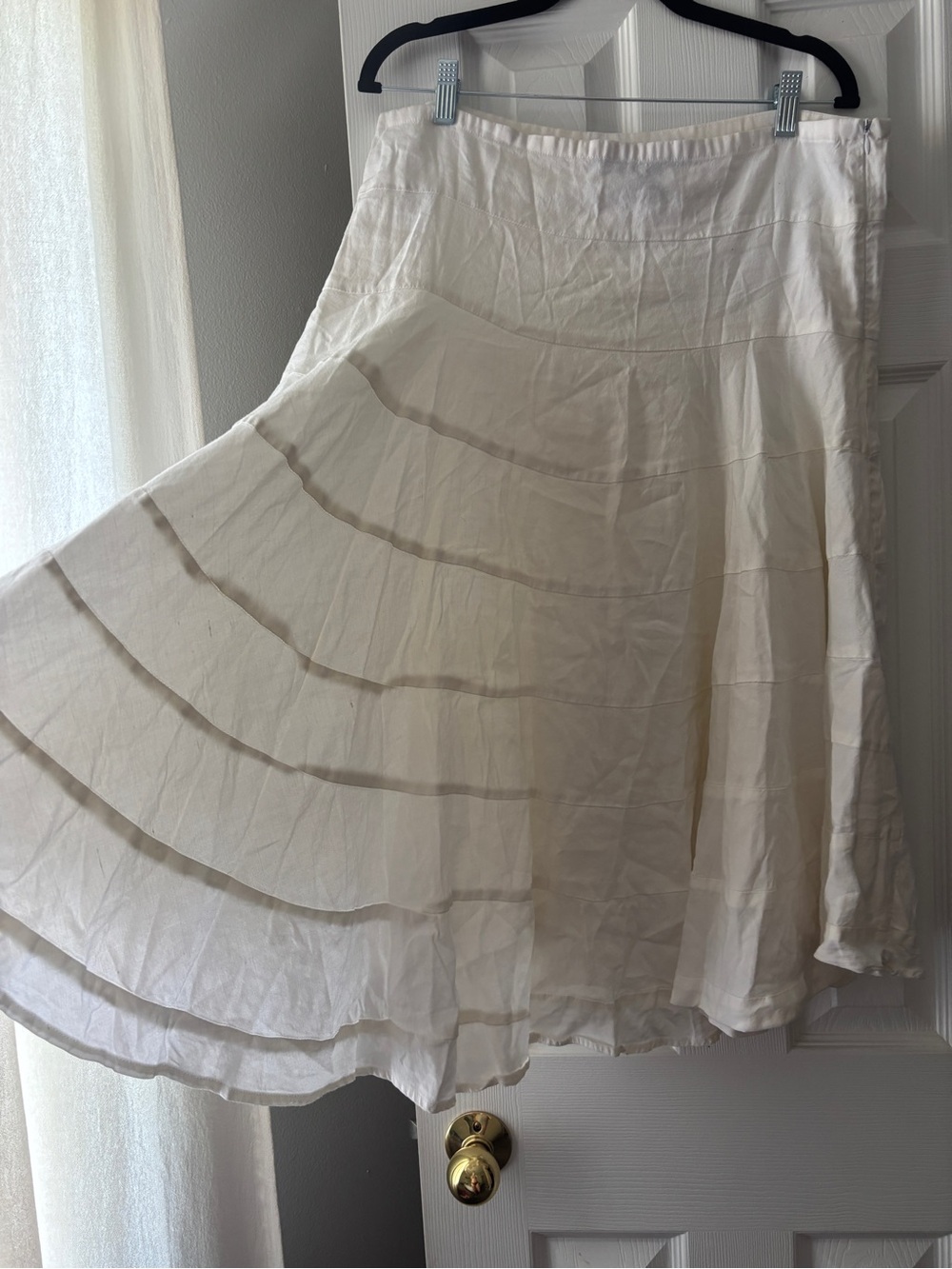 Vintage Linen Midi/Maxi Skirt - Picture 4 of 4